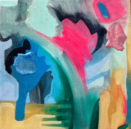 Spontaneity in bloom by artist Melissa Wen Mitchell